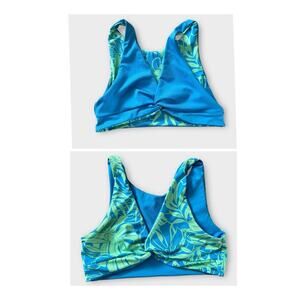 PINK Victoria’s Secret reversible tropical print bikini top